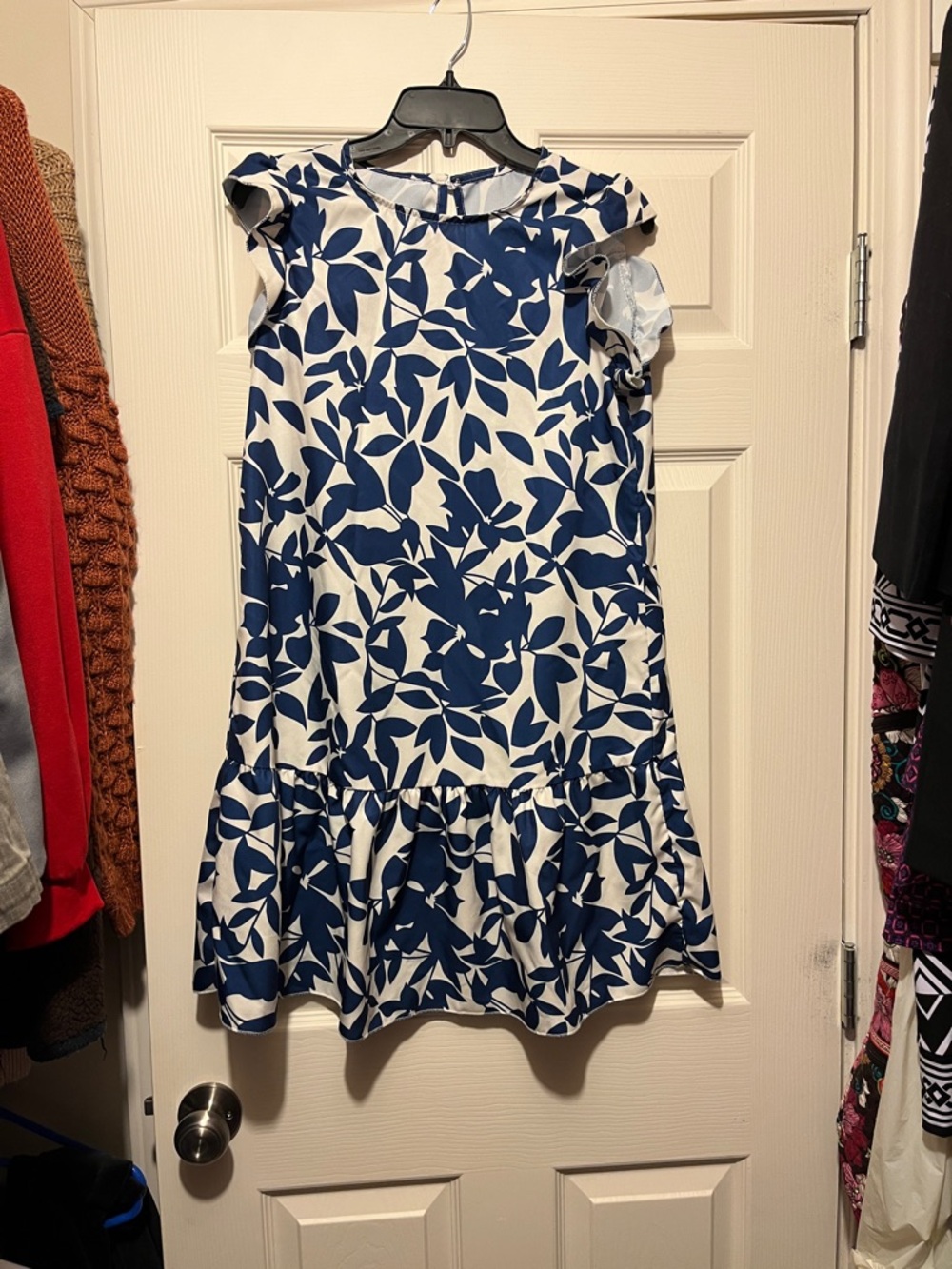 SHEIN Floral Sundress Flutter Sleeves - Size M